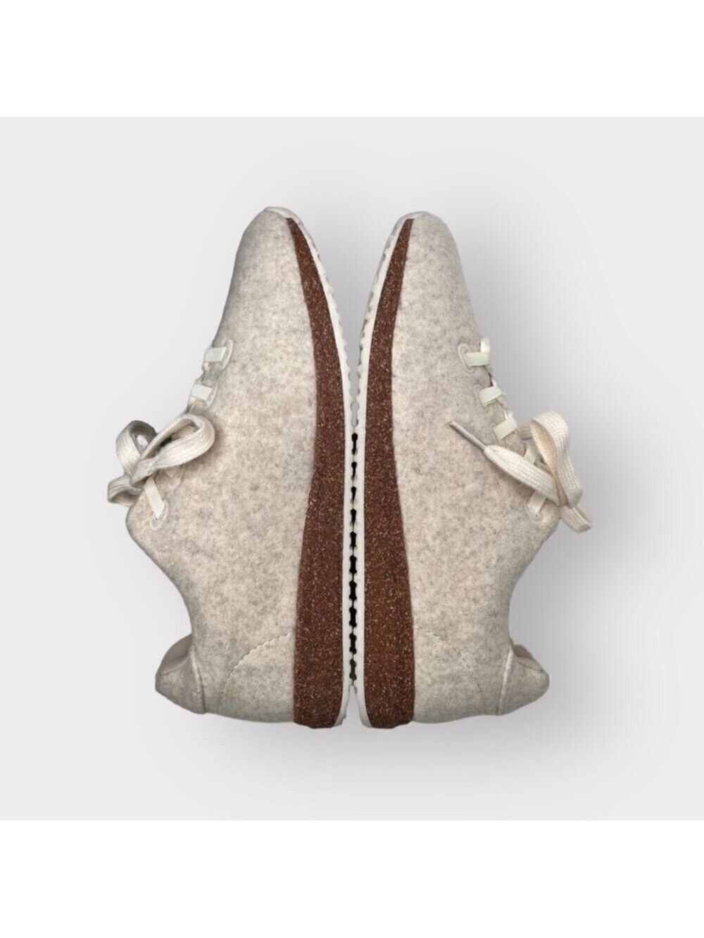 Madden Girl NEW Womens 7 Catch Oat Felted Sneaker Fall Neutral Comfort Shoes NWT - Picture 4 of 6